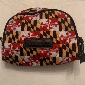 Maryland Flag Route 1 Zipper Pouch. NWOT